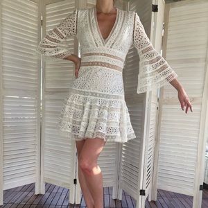 Zimmermann dress! Only worn a handful of times! Winter white